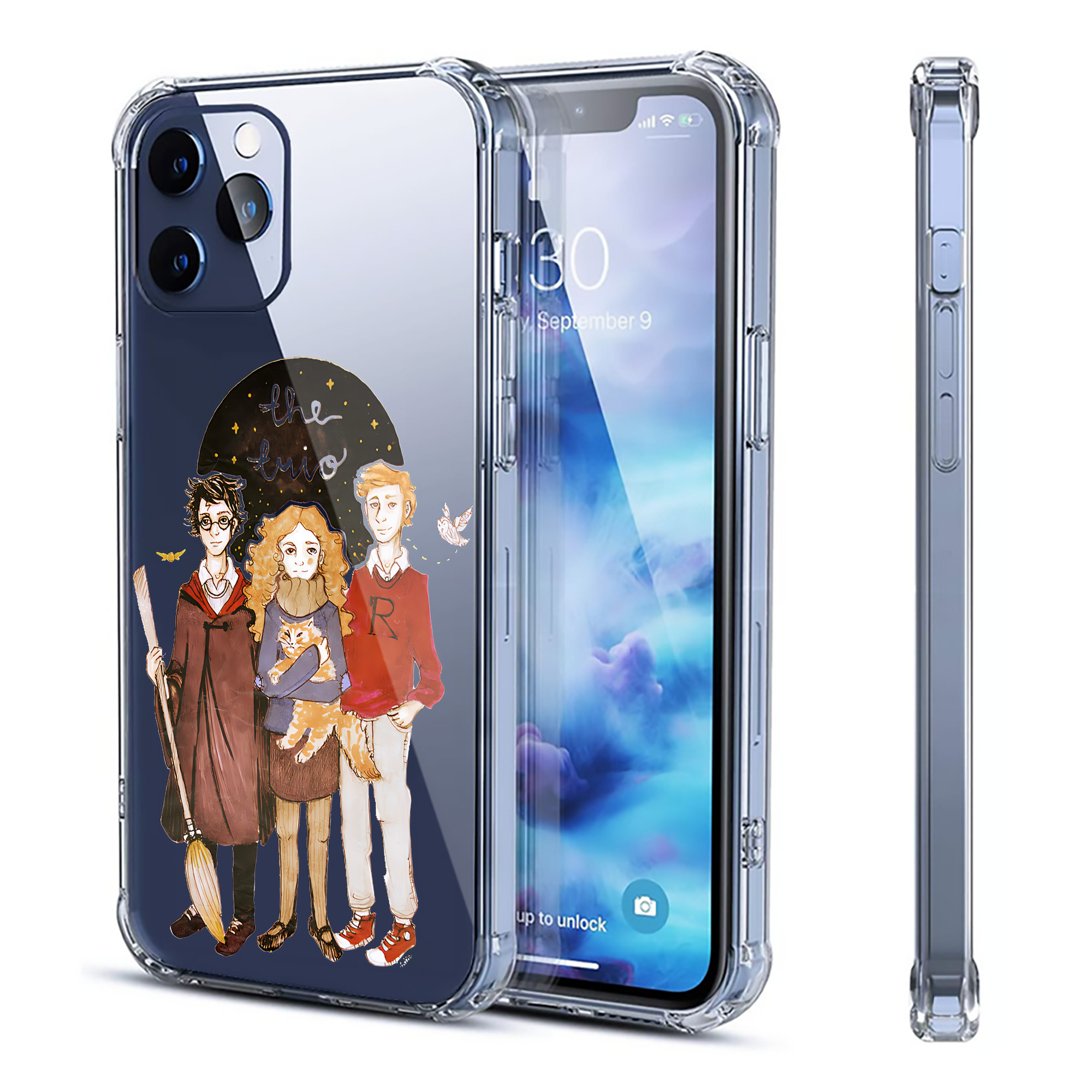（画像用） Harry Potter ハリー・ポッターシリーズ 【iPhone 12シリーズ対応】透明スマホケース（クリアソフトケース）